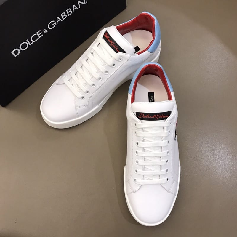 DOLCE & GABBANA WHITE HEART SNEAKERS - DG31