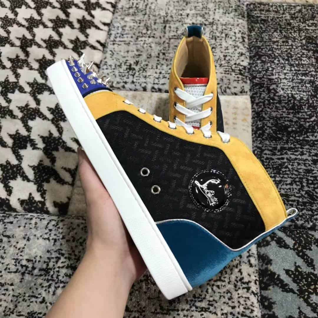 Ch**an louboutin high top sneaker - cl35