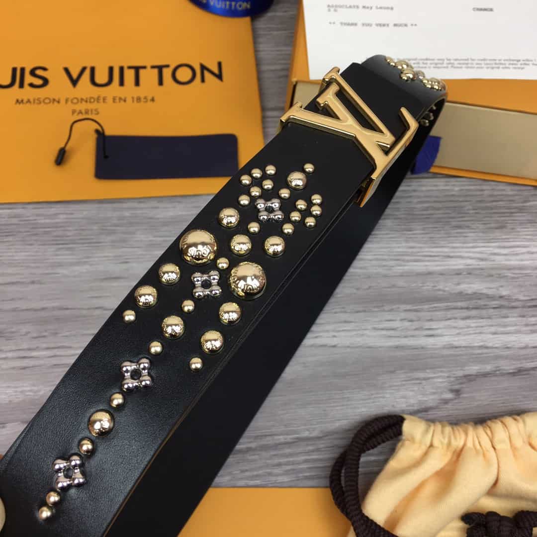 l0*is V*t0n calf leather lv iconic 35mm belt - b122