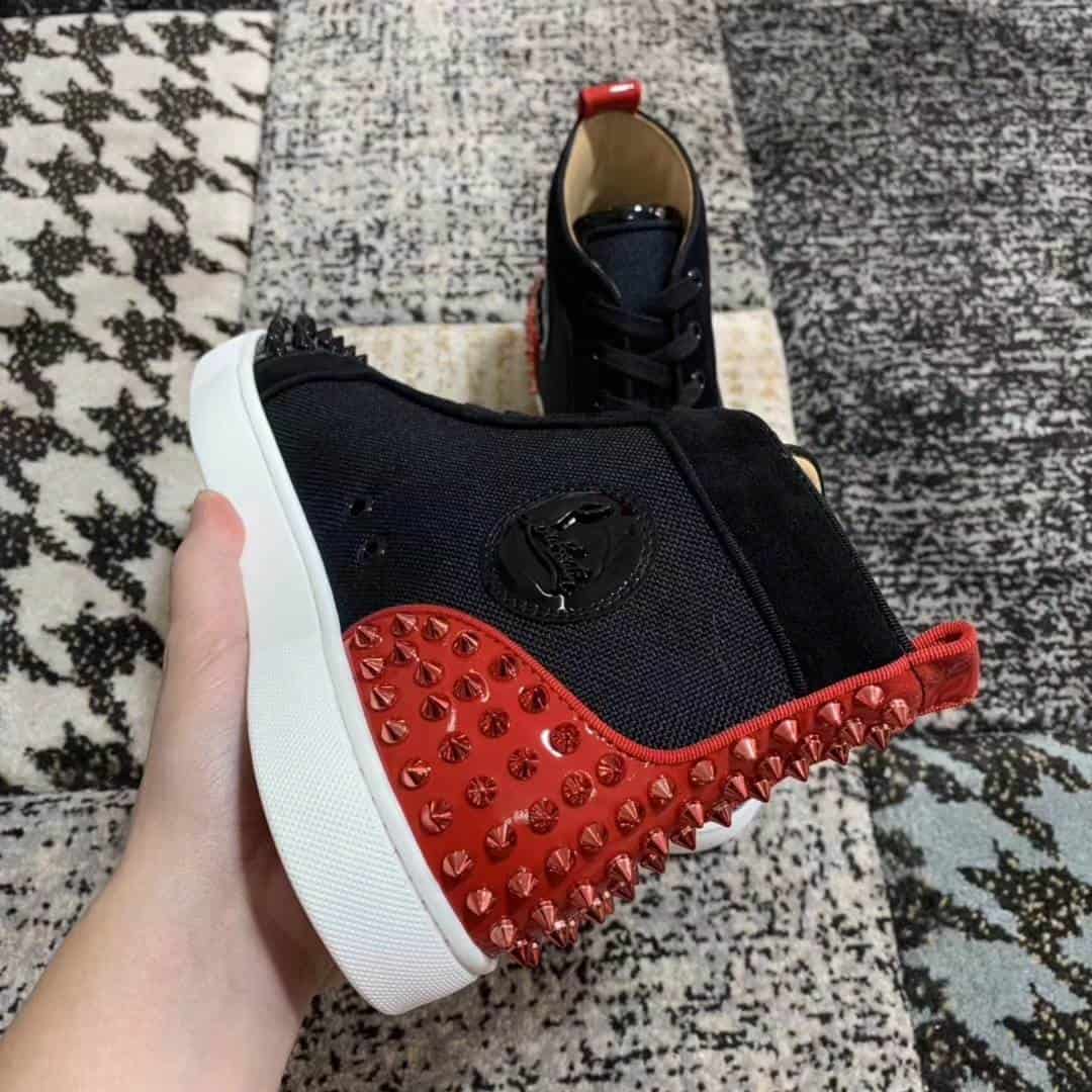 Ch**an louboutin high top sneaker - cl77