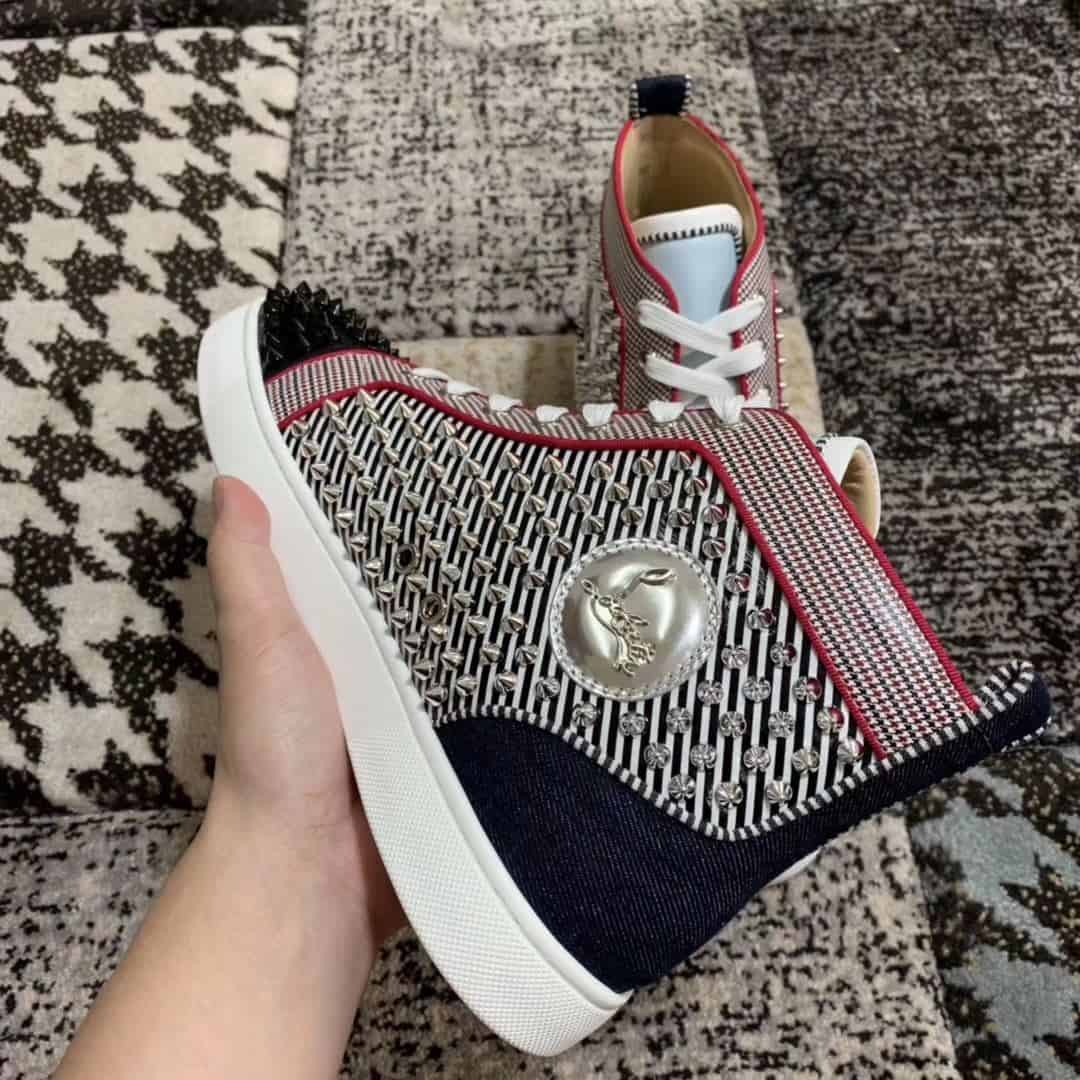 Ch**an louboutin high top sneaker - cl81