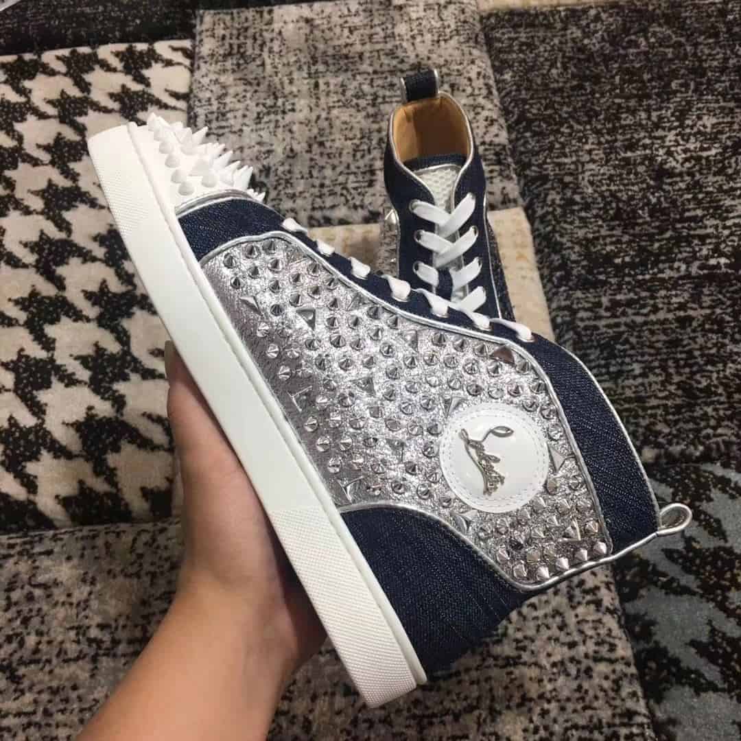 Ch**an louboutin high top sneaker - cl36