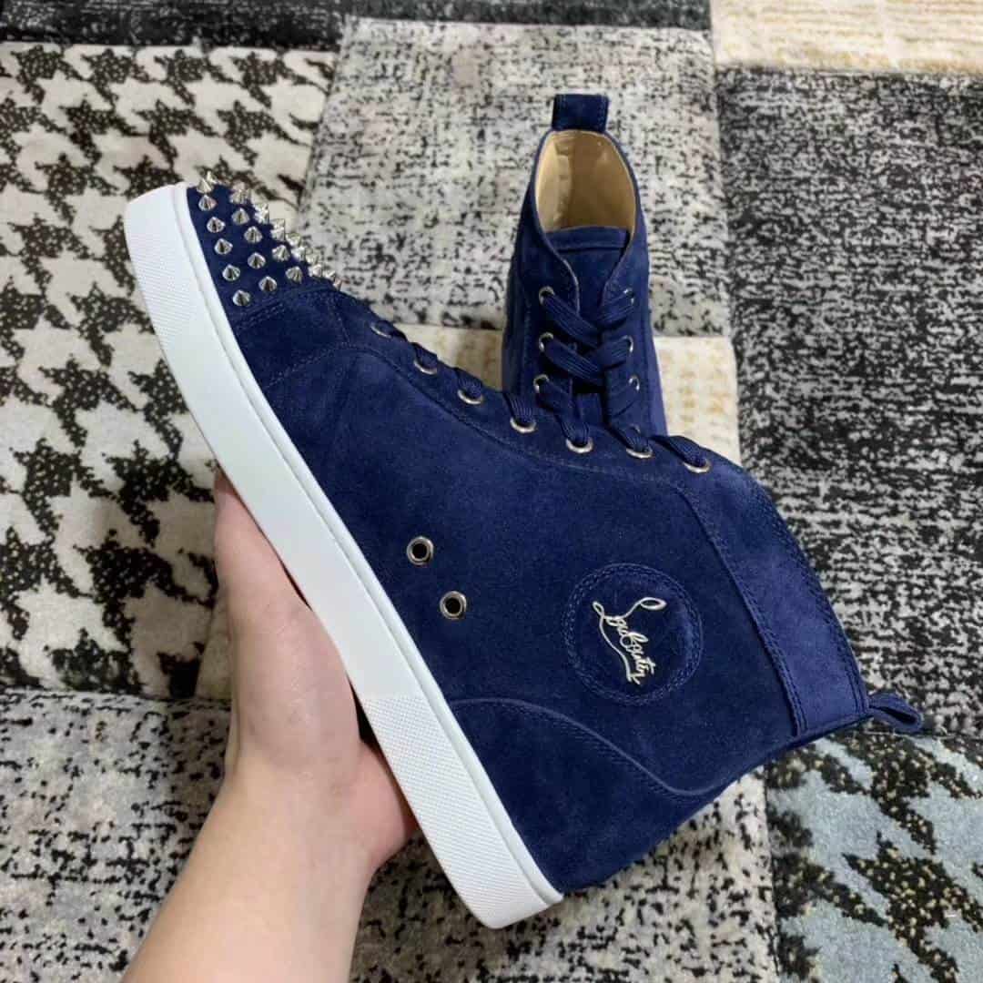 Ch**an louboutin high top sneaker