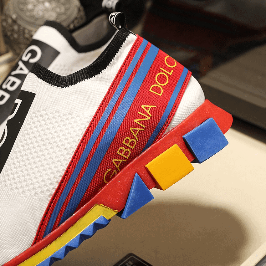 DOLCE & GABBANA STRETCH MESH SORRENTO SNEAKERS WITH LOGO - DG45