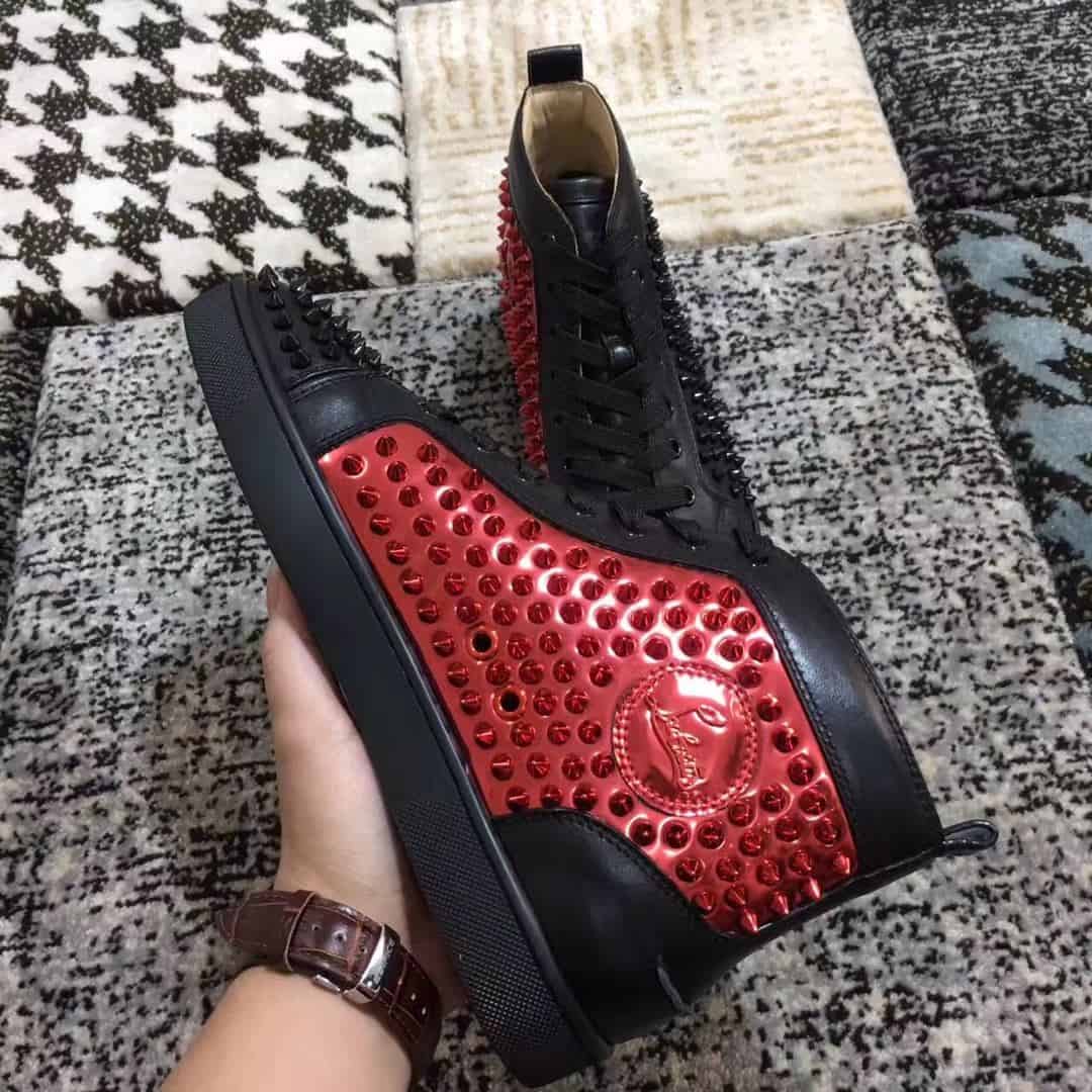 Ch**an louboutin high top sneaker - cl43