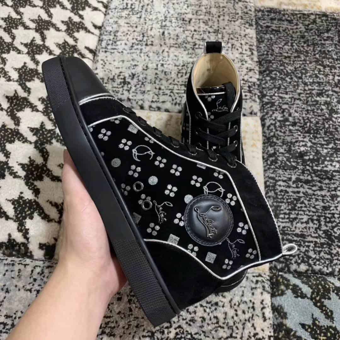 Ch**an louboutin high top sneaker - cl78