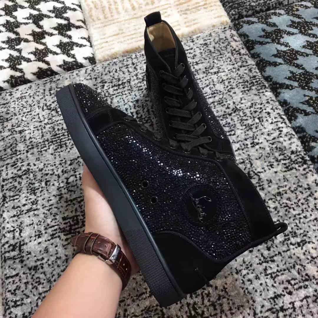 Ch**an louboutin high top sneaker - cl31