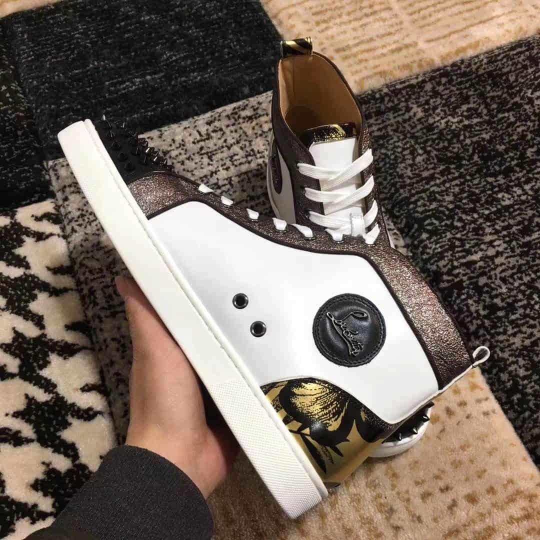Ch**an louboutin high top sneaker - cl38
