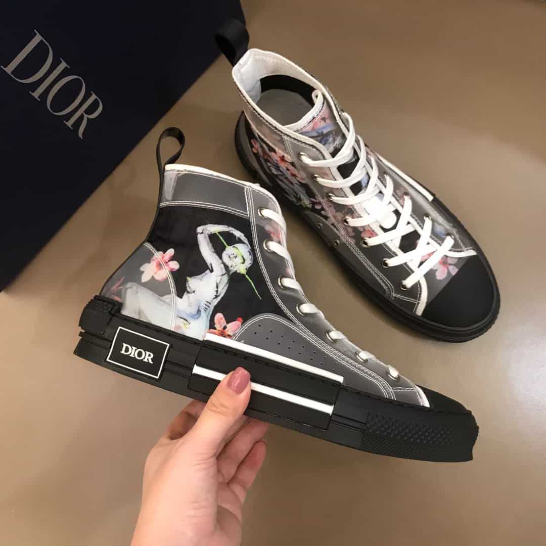 D*or high-top D*or and sorayama sneaker - cd18