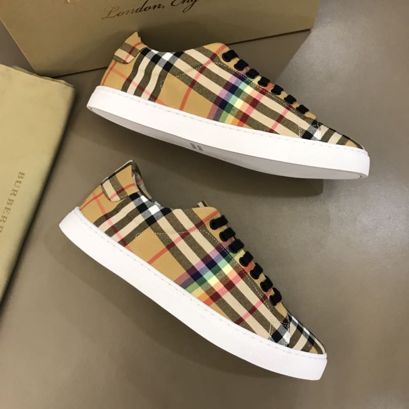 B**rry rainbow vintage check trainers - bbr15