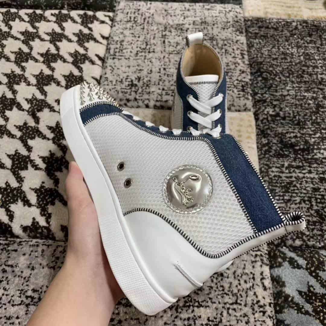 Ch**an louboutin high top sneaker - cl76