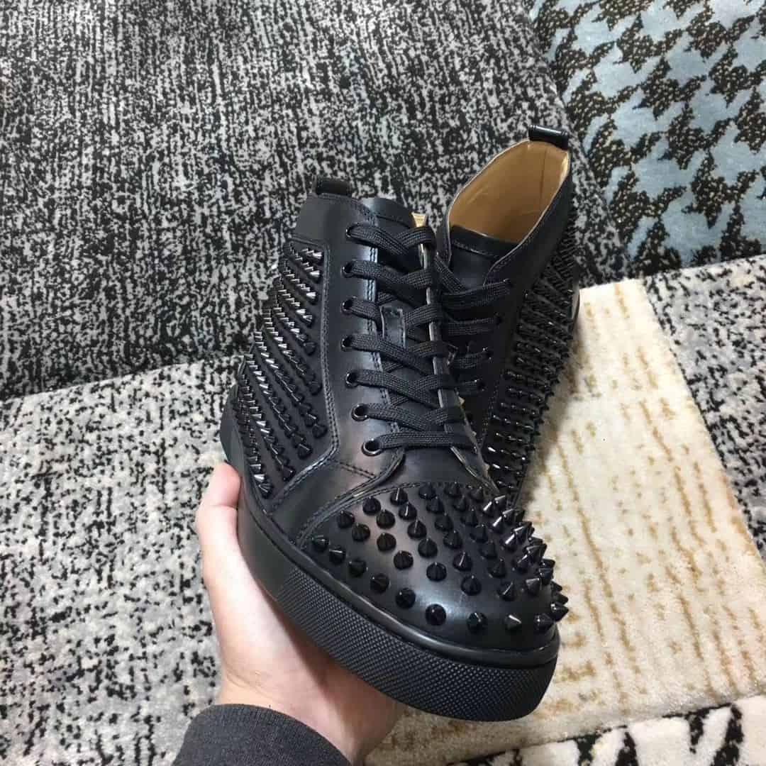 Ch**an louboutin high top sneaker - cl46