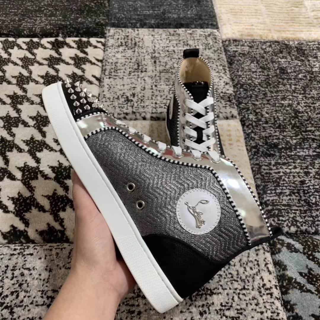 Ch**an louboutin high top sneaker - cl22