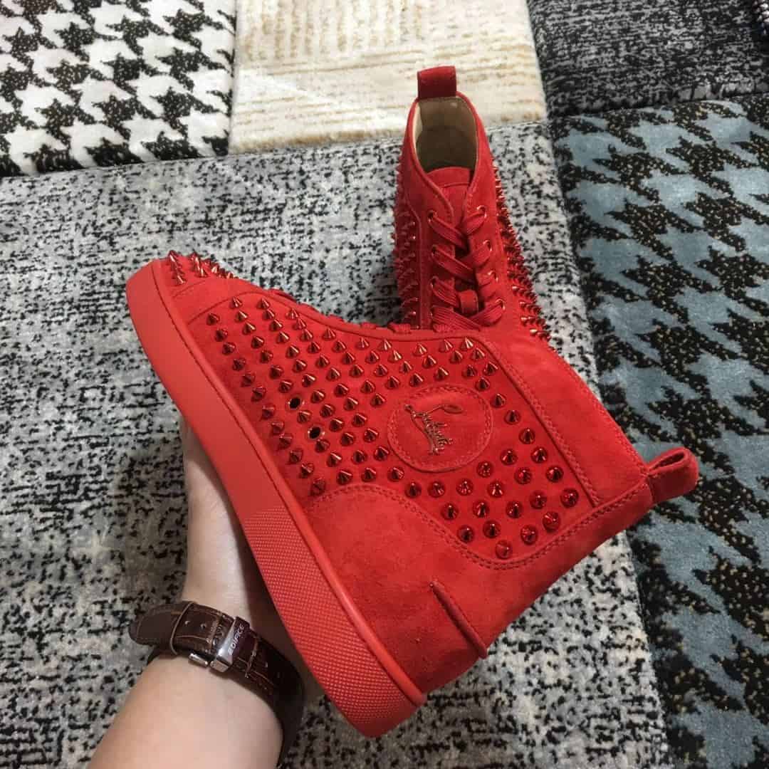 Ch**an louboutin high top sneaker - cl11