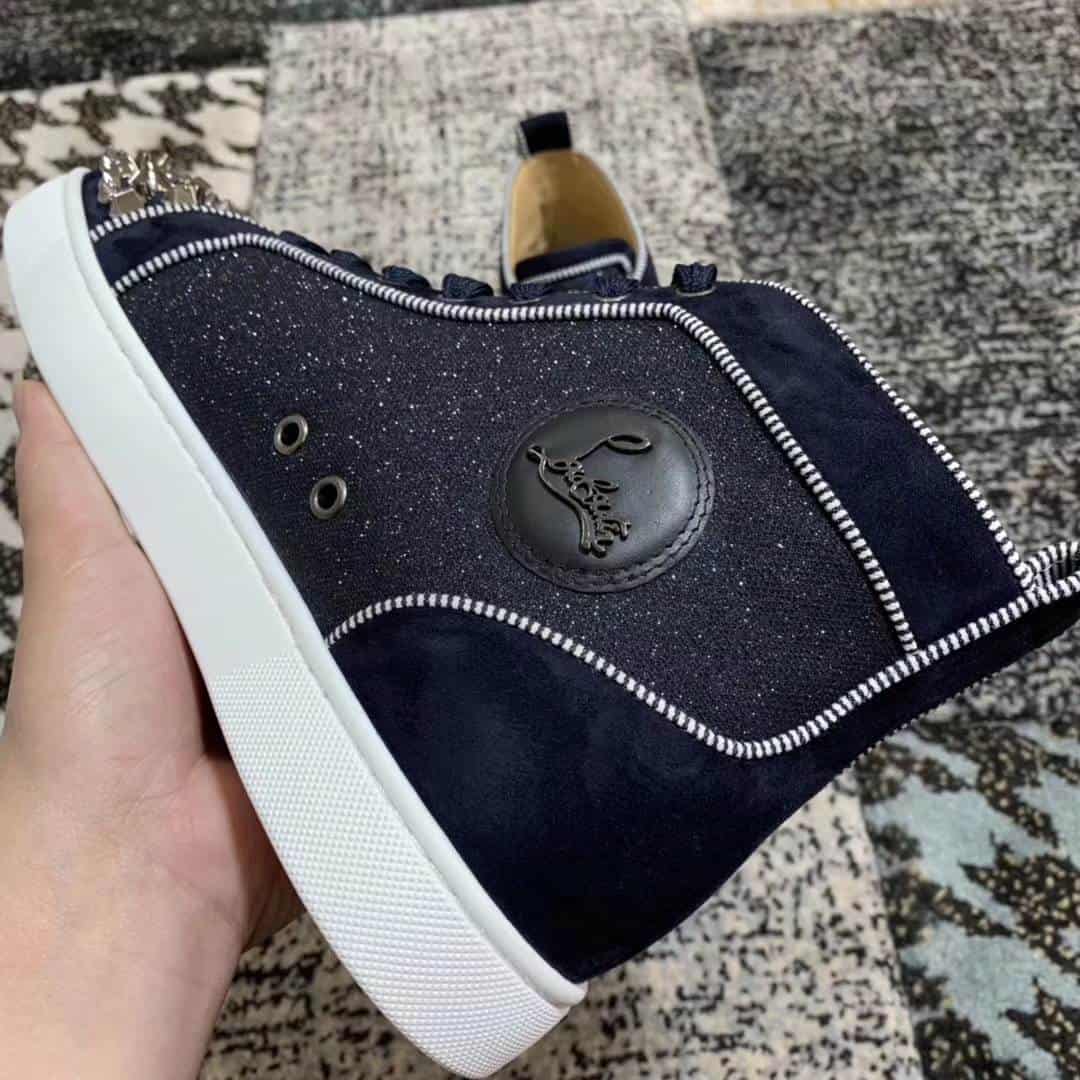 Ch**an louboutin high top sneaker - cl18