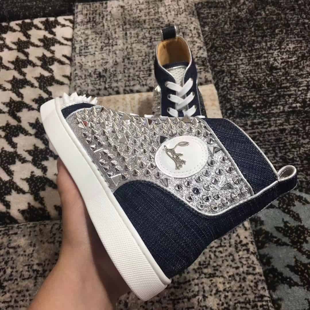 Ch**an louboutin high top sneaker - cl36