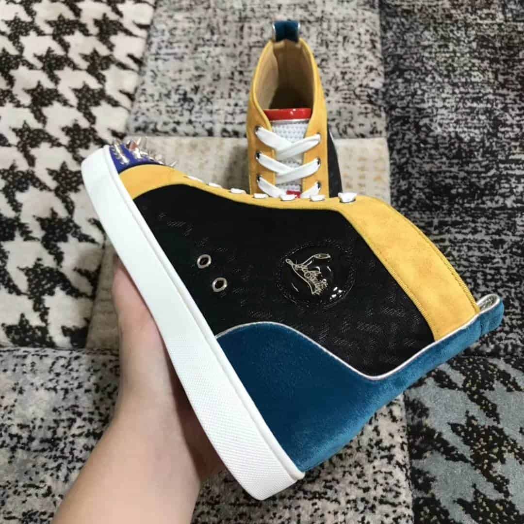 Ch**an louboutin high top sneaker - cl35