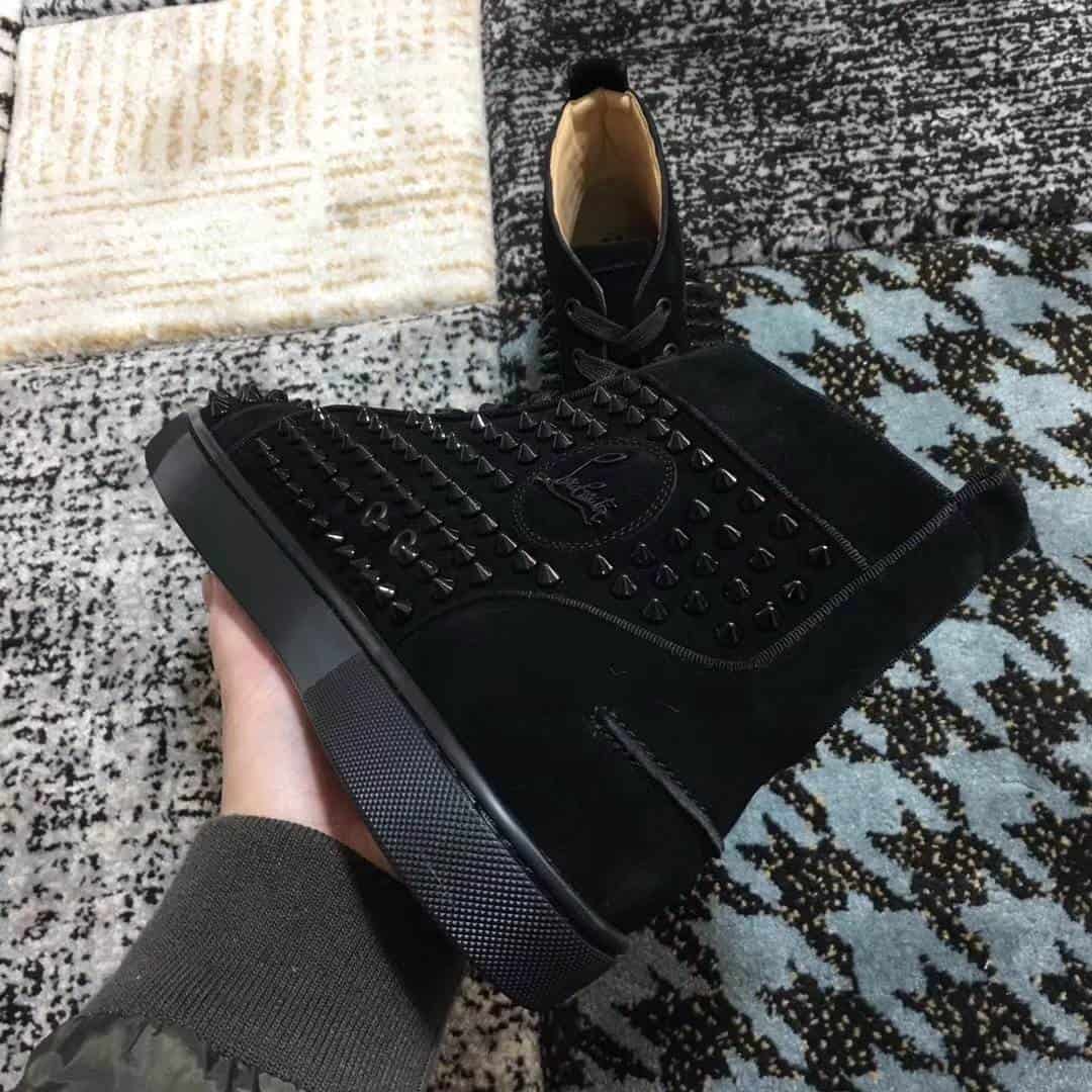 Ch**an louboutin high top sneaker - cl47