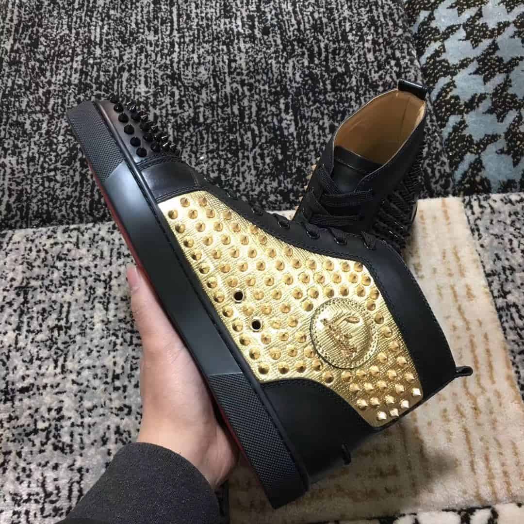 Ch**an louboutin high top sneaker - cl46