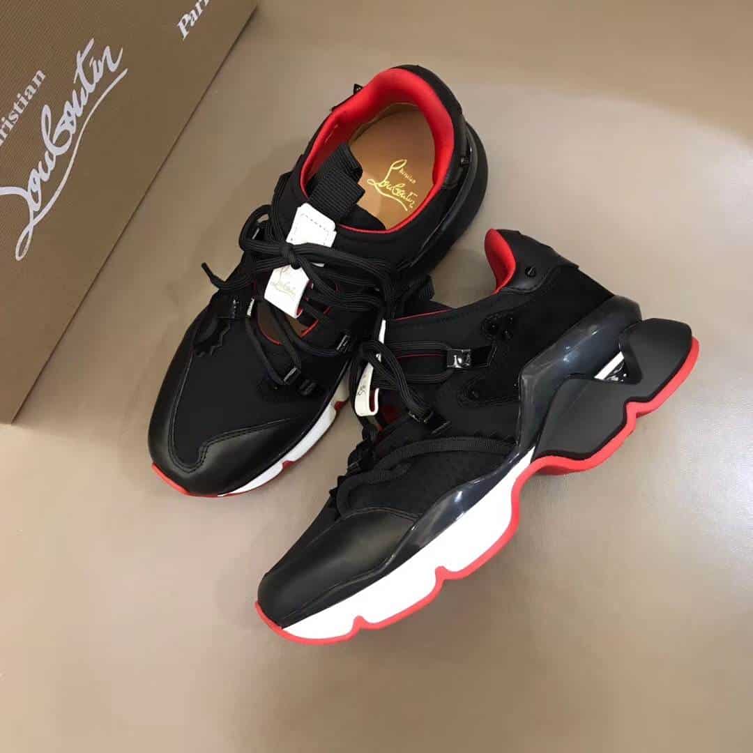 Ch**an louboutin red- runner sneaker - cl58