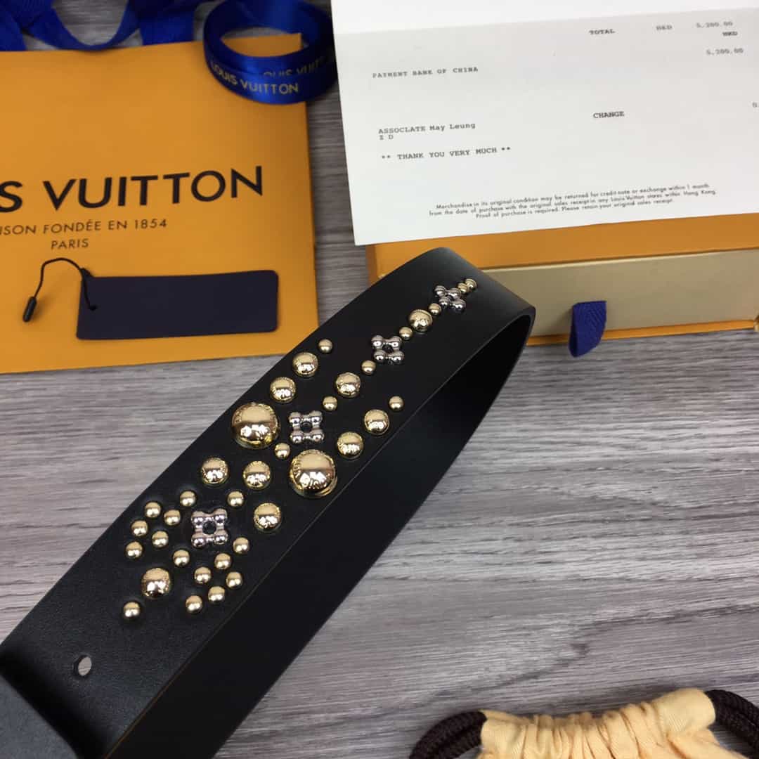 l0*is V*t0n calf leather lv iconic 35mm belt - b122