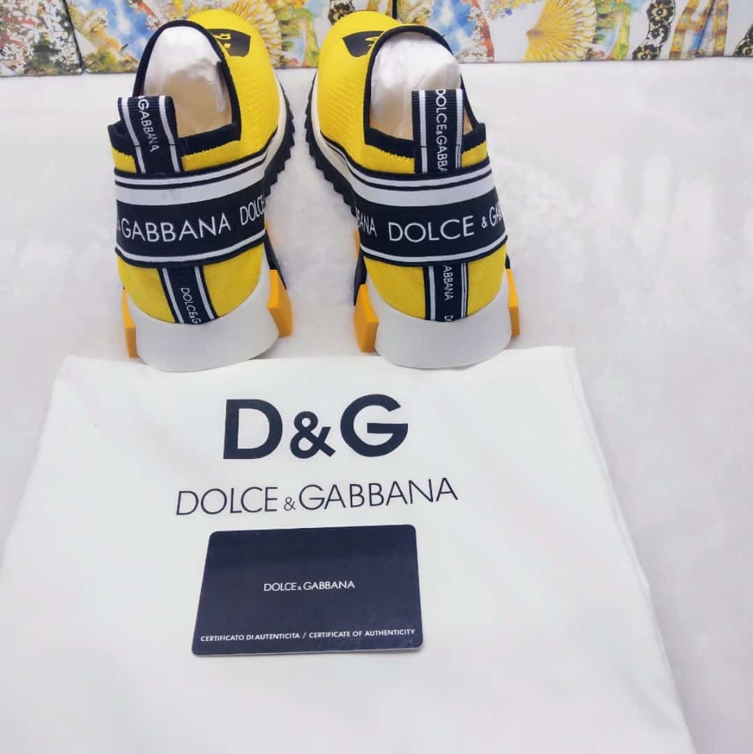 DOLCE & GABBANA STRETCH MESH SORRENTO SNEAKERS WITH LOGO - DG48