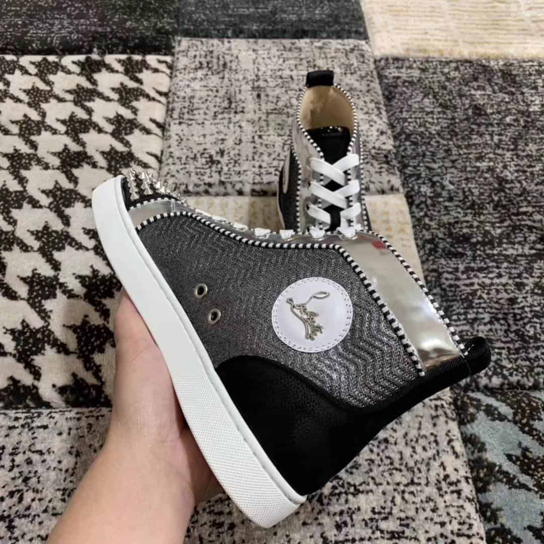 Ch**an louboutin high top sneaker - cl22