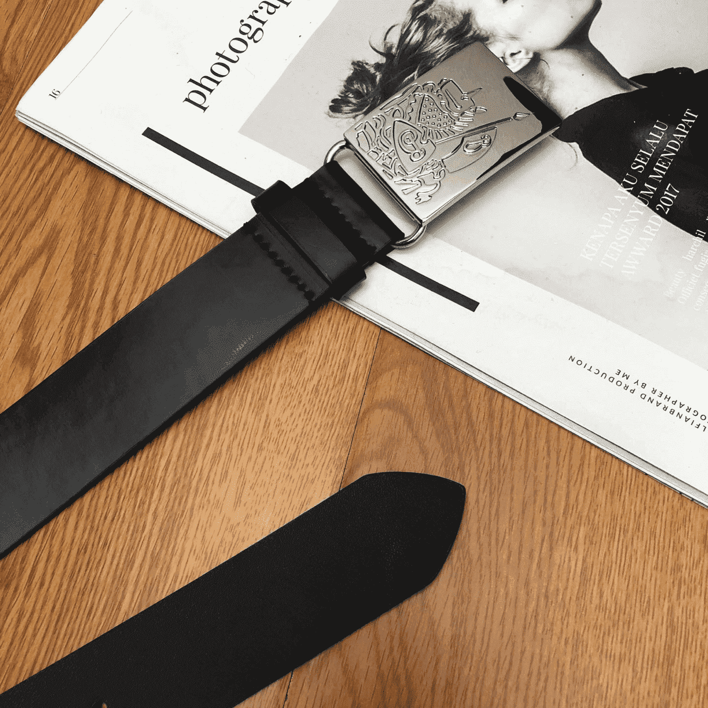 B**rry black men's luke leather belt - b24