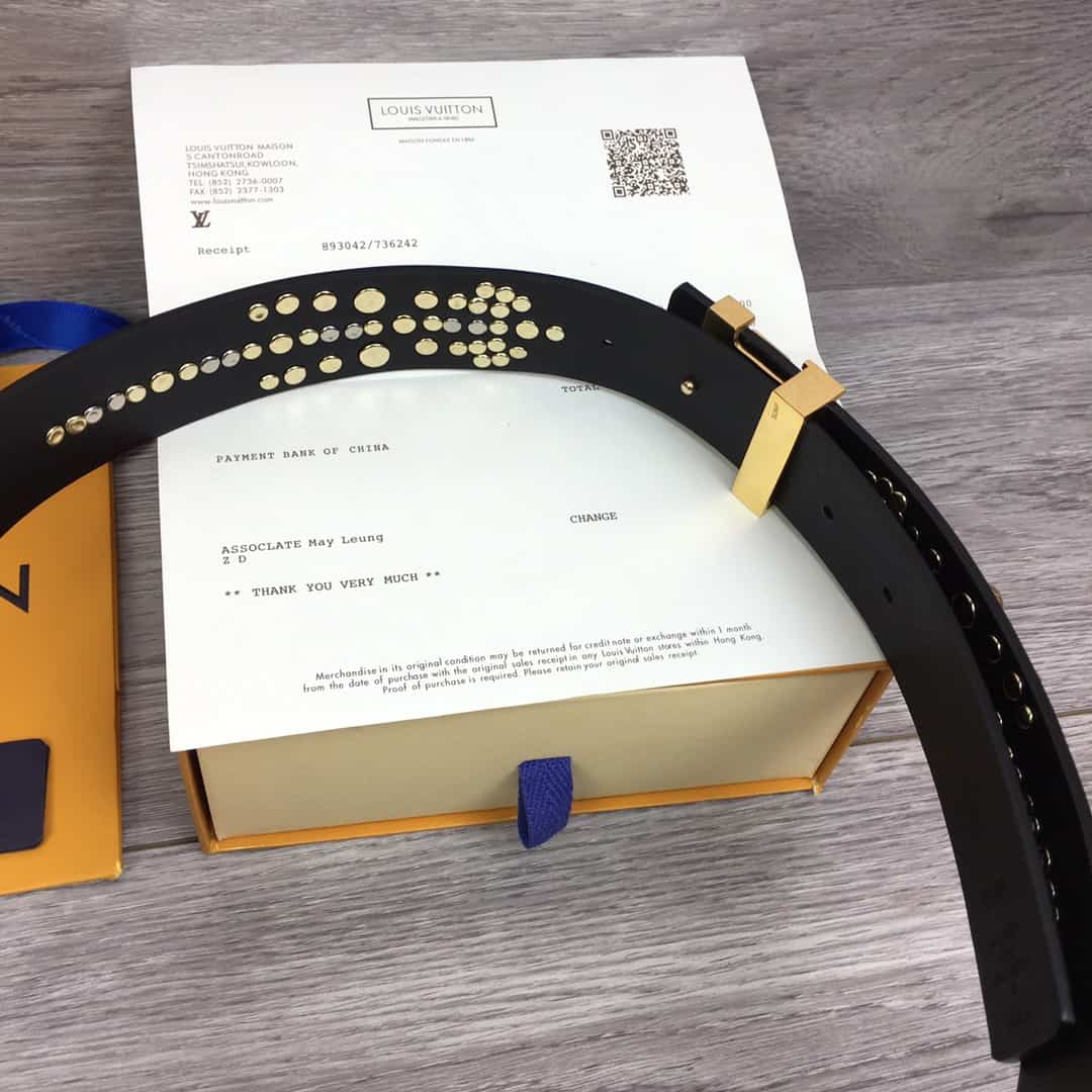 l0*is V*t0n calf leather lv iconic 35mm belt - b122