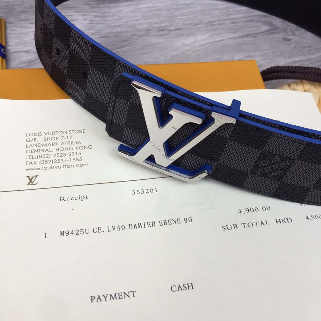 LV INITIALES 40MM RE.VERSIBLE BELT - B96