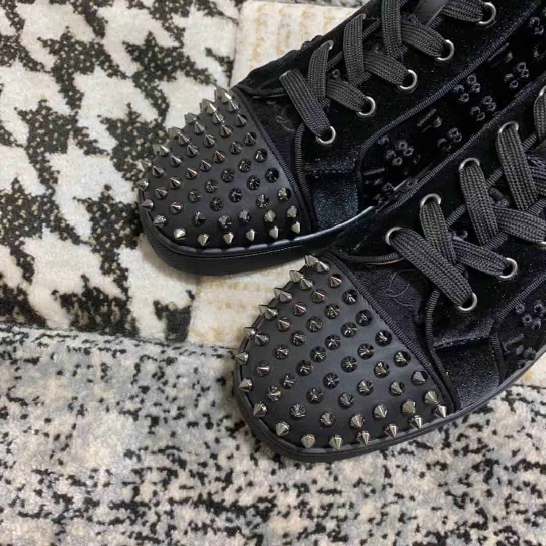 Ch**an louboutin high top sneaker - cl23