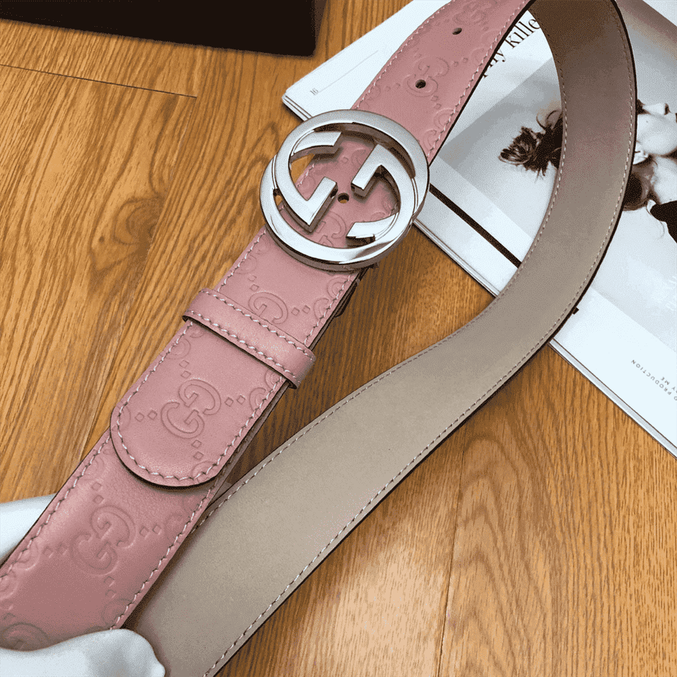 G*u*i interlocking g-buckle leather belt - b2