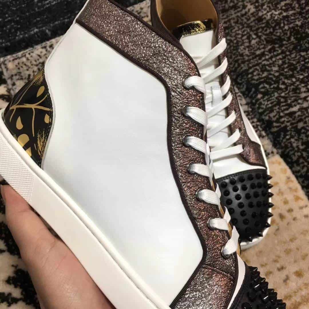 Ch**an louboutin high top sneaker - cl38