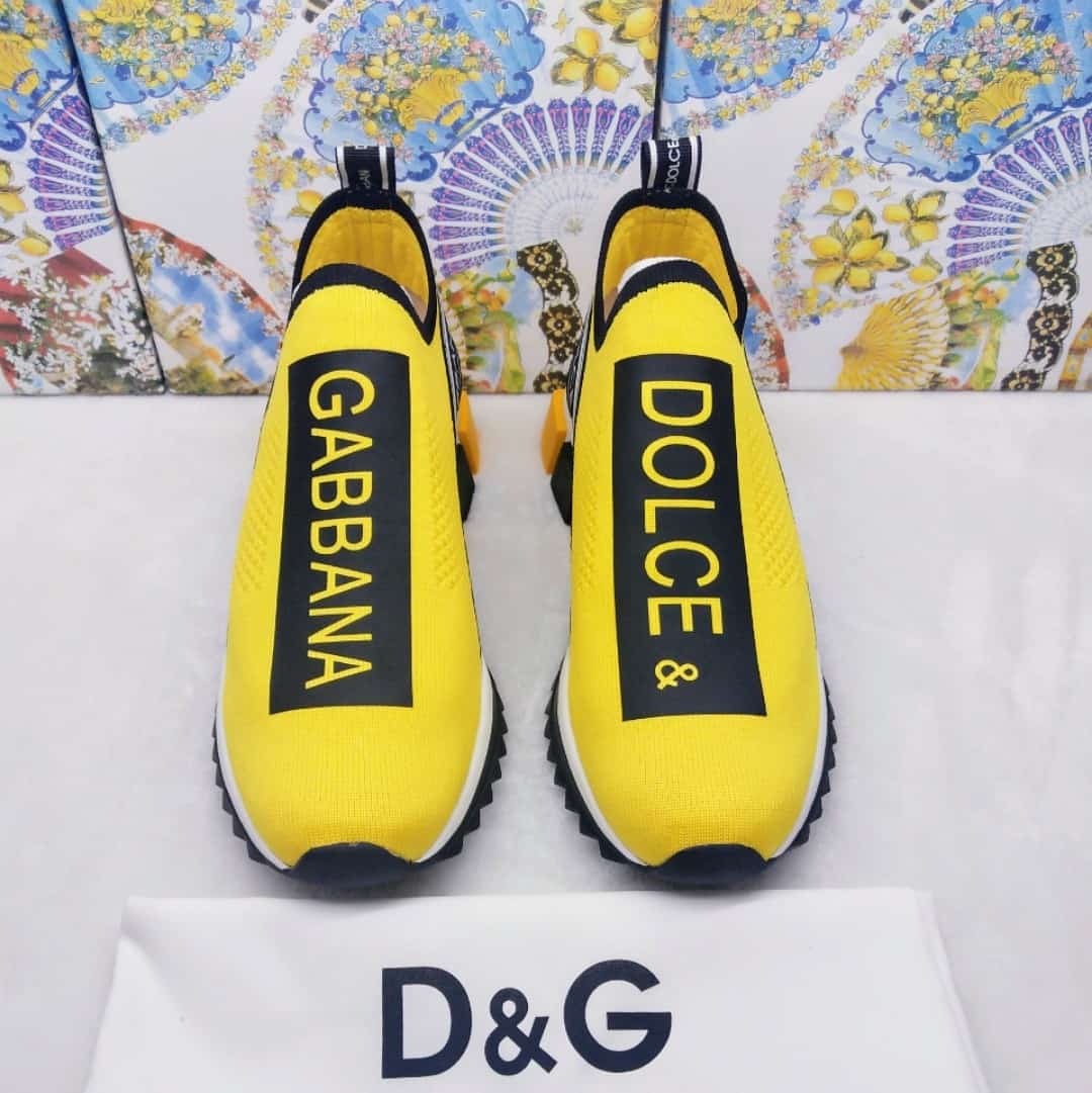 DOLCE & GABBANA STRETCH MESH SORRENTO SNEAKERS WITH LOGO - DG48