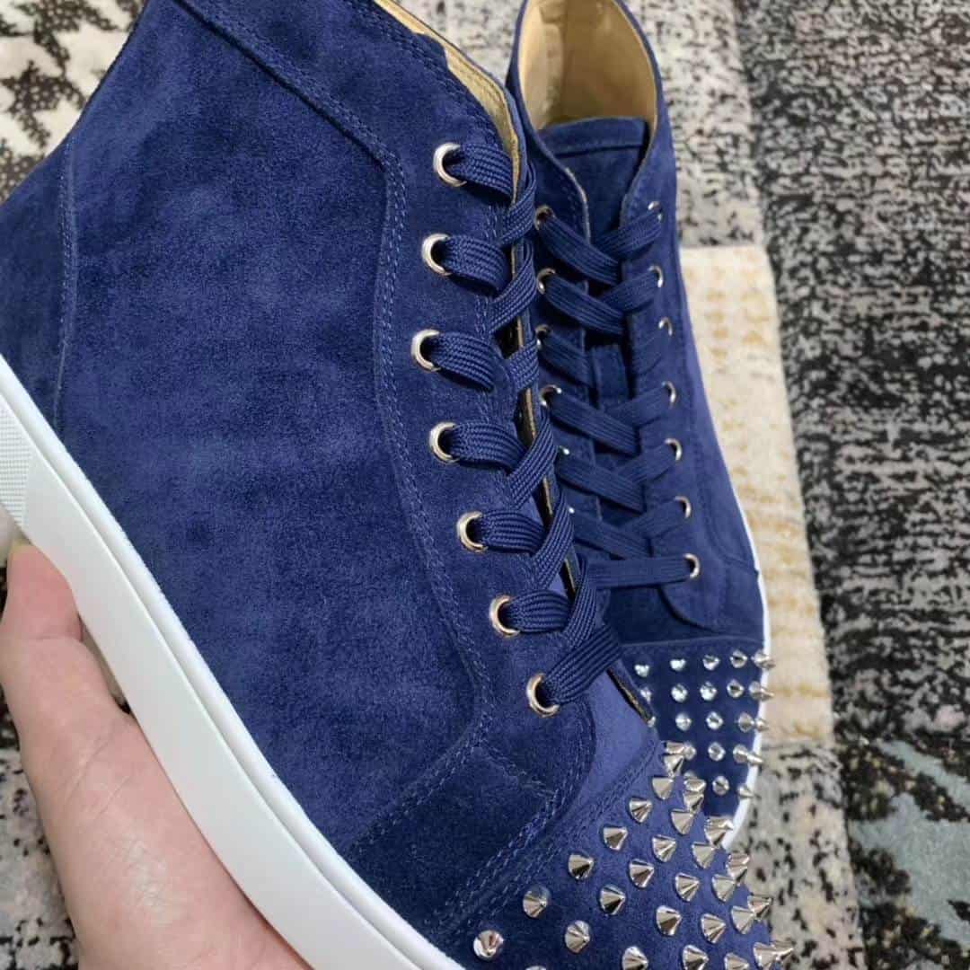 Ch**an louboutin high top sneaker
