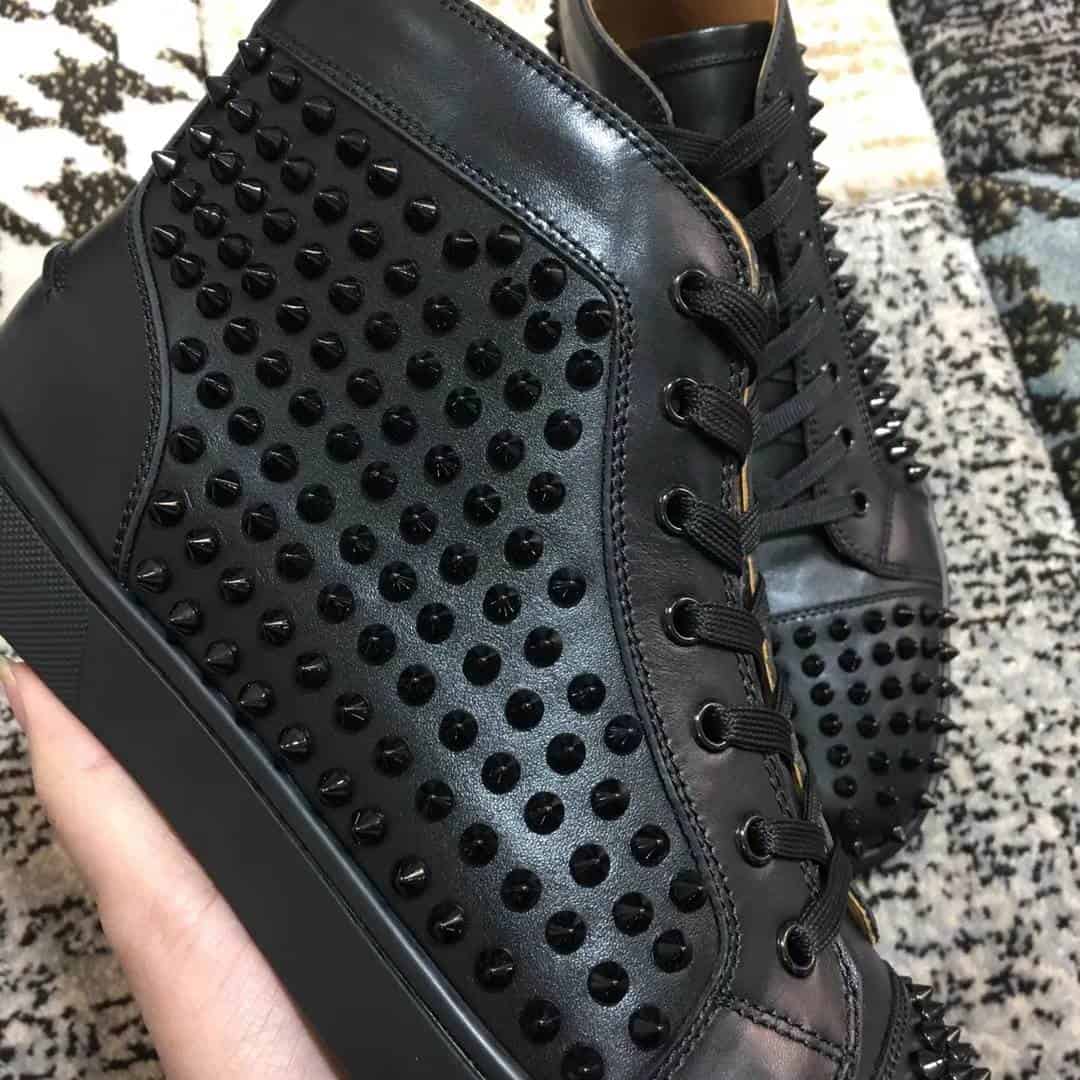 Ch**an louboutin high top sneaker - cl13