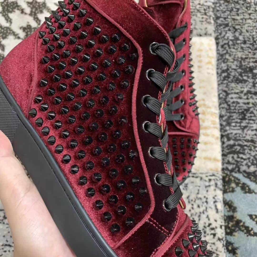 Ch**an louboutin high top sneaker