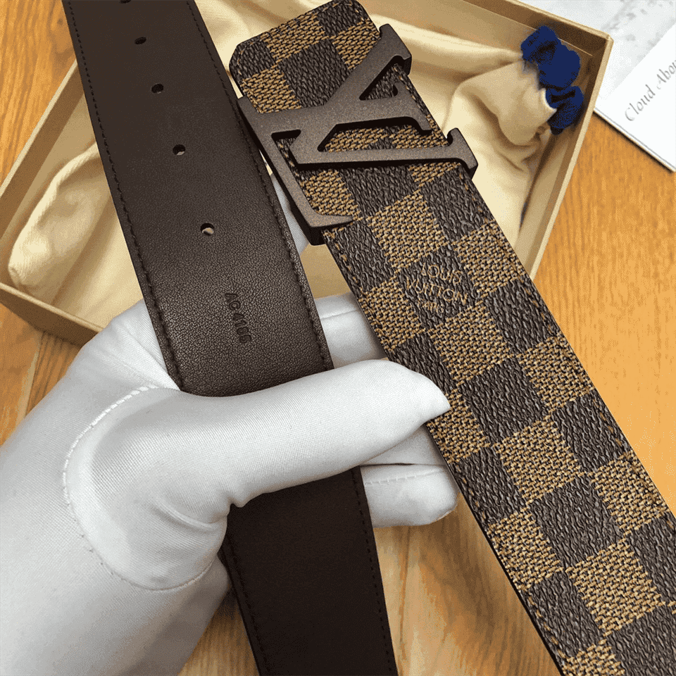 l0*is V*t0n damier ebene lv initiales belt