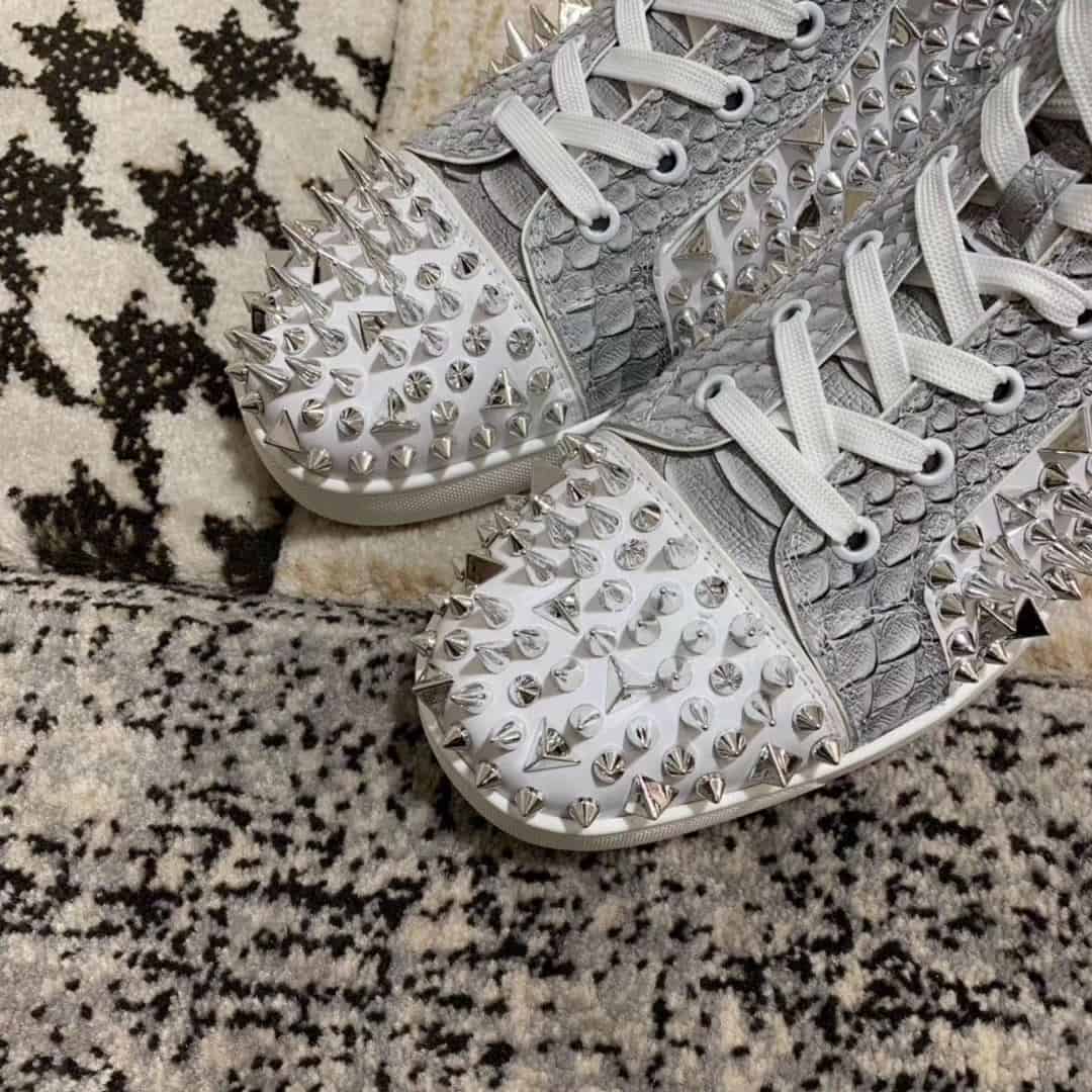 Ch**an louboutin high top sneaker - cl21