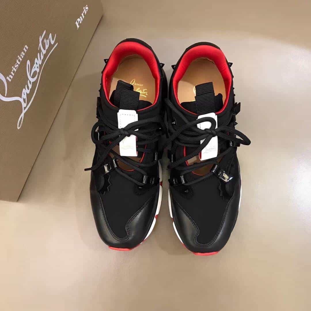 Ch**an louboutin red- runner sneaker - cl58