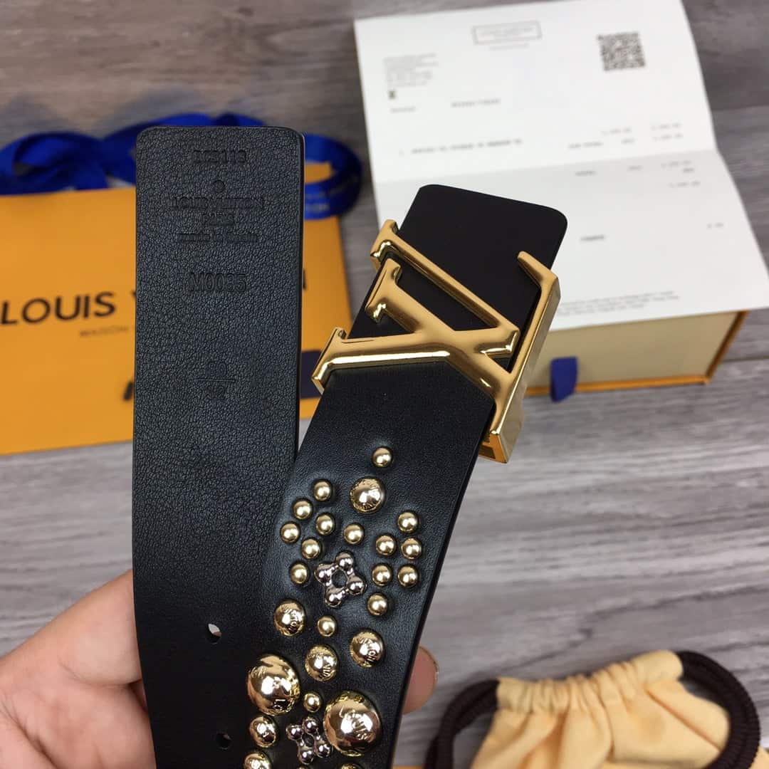 l0*is V*t0n calf leather lv iconic 35mm belt - b122