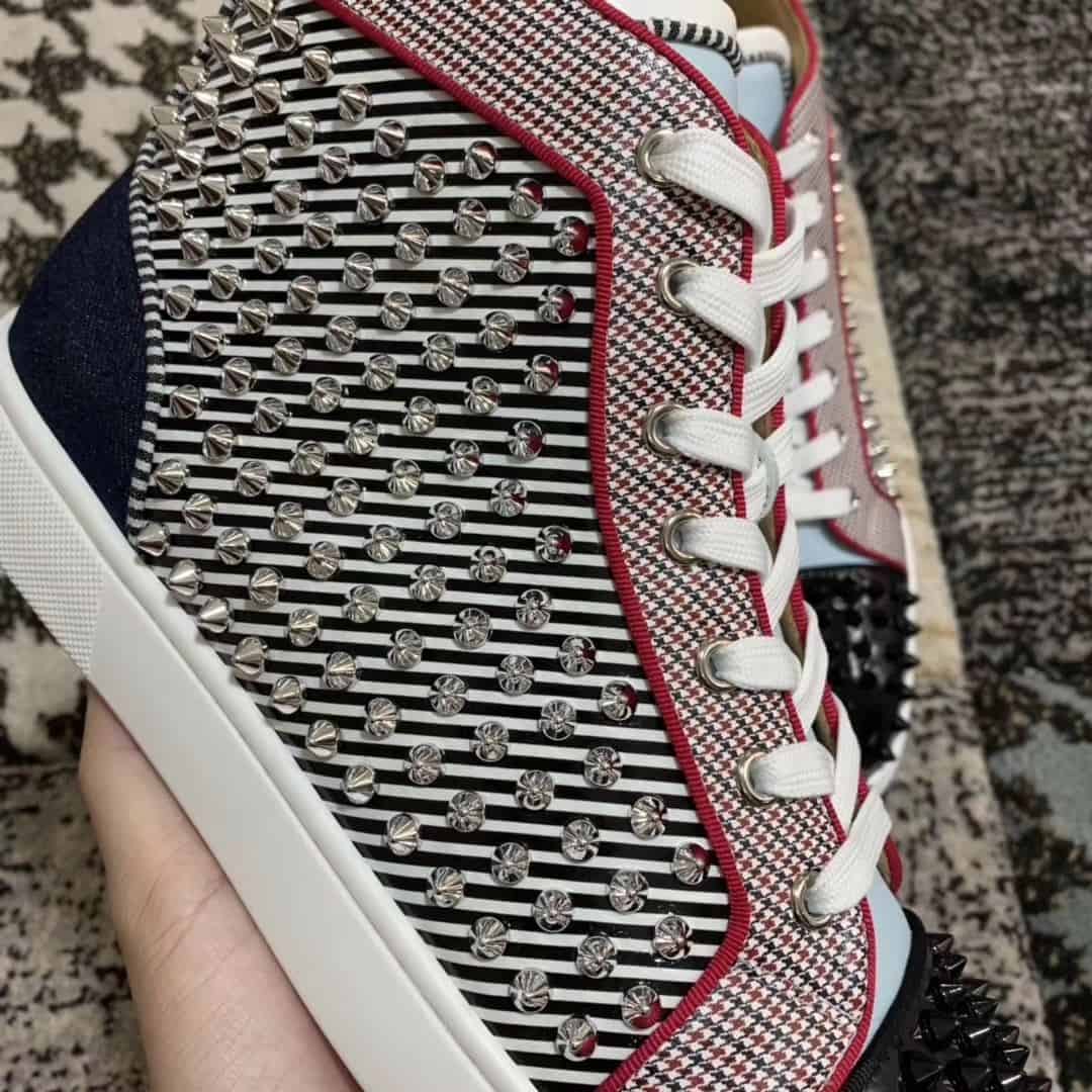 Ch**an louboutin high top sneaker - cl81