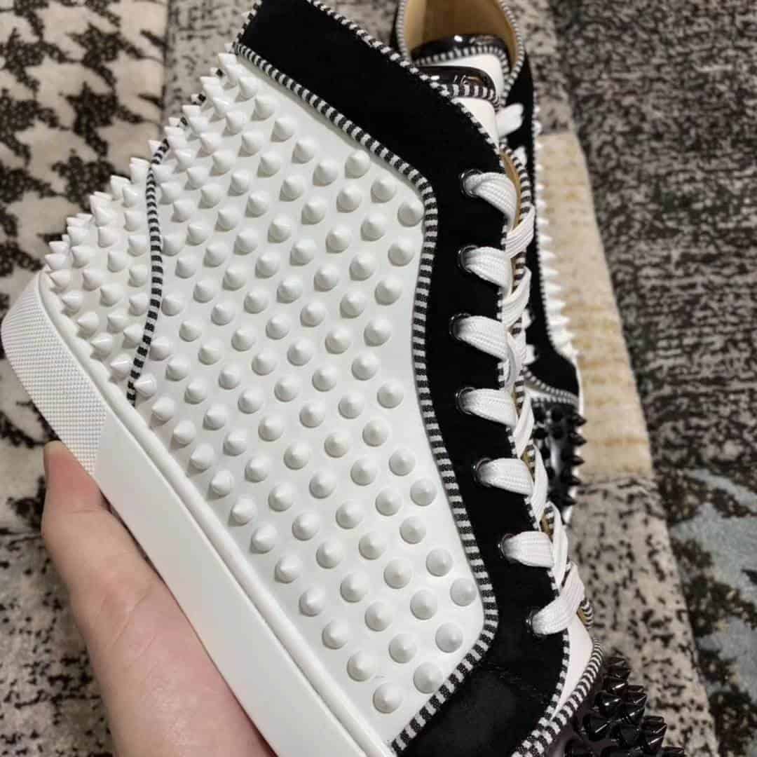 Ch**an louboutin high top sneaker
