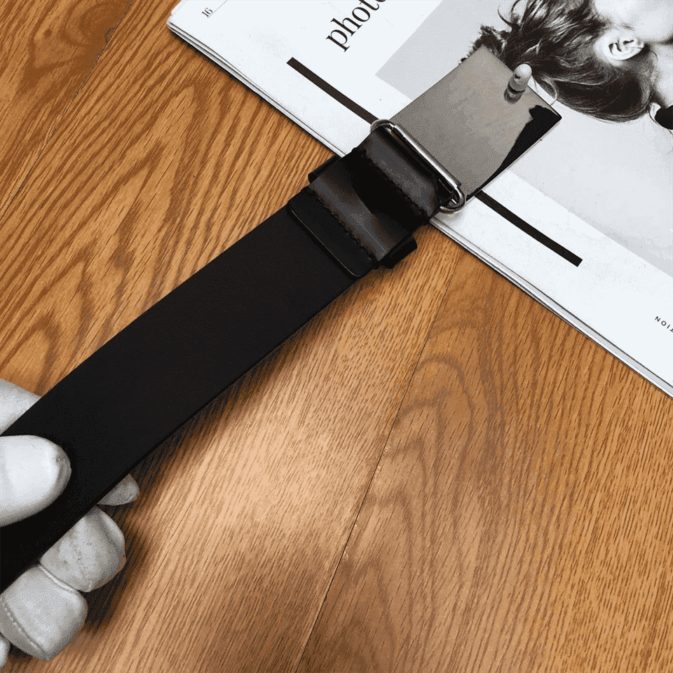 B**rry black men's luke leather belt - b24