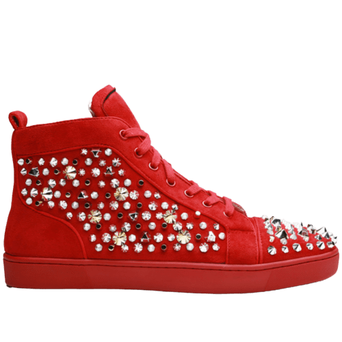 Ch**an louboutin high top sneaker