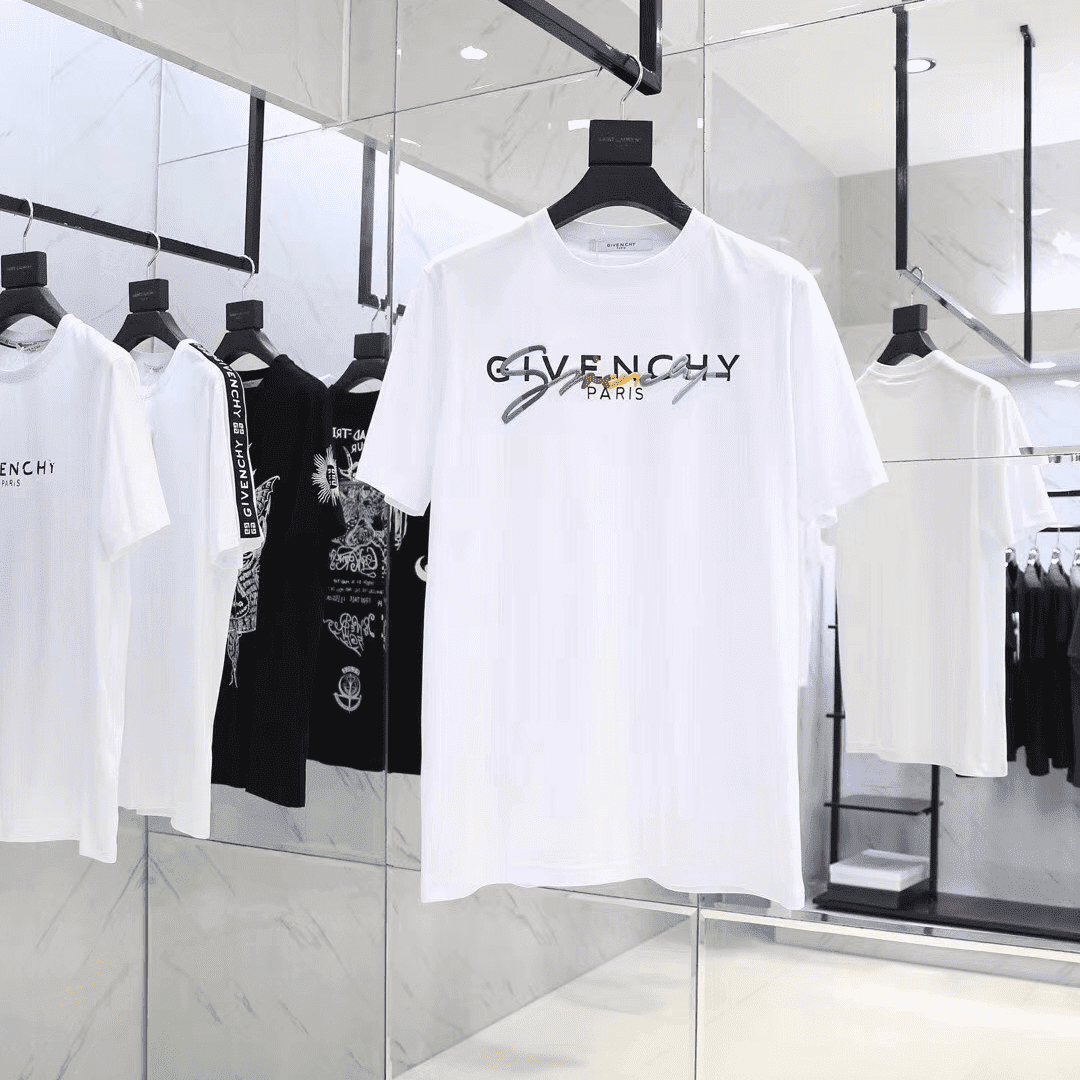 GIVENCHY RAINBOW SIGNATURE COTTON T-SHIRT