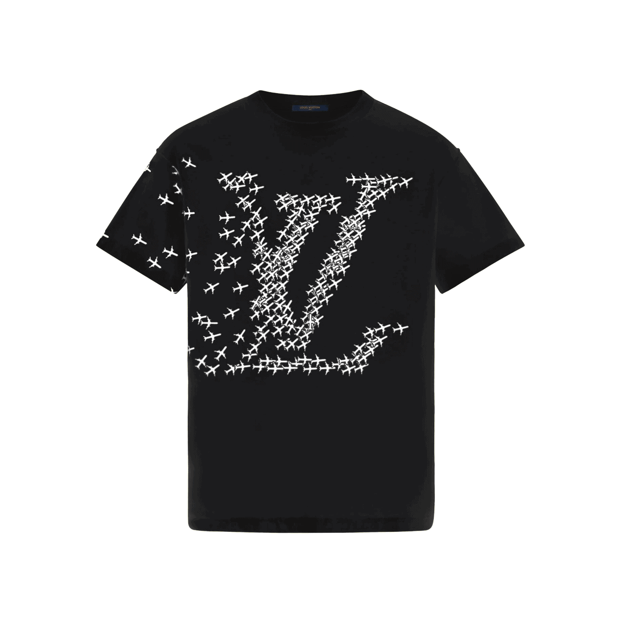 l0*is V*t0n lv planes printed t-shirt - lv15
