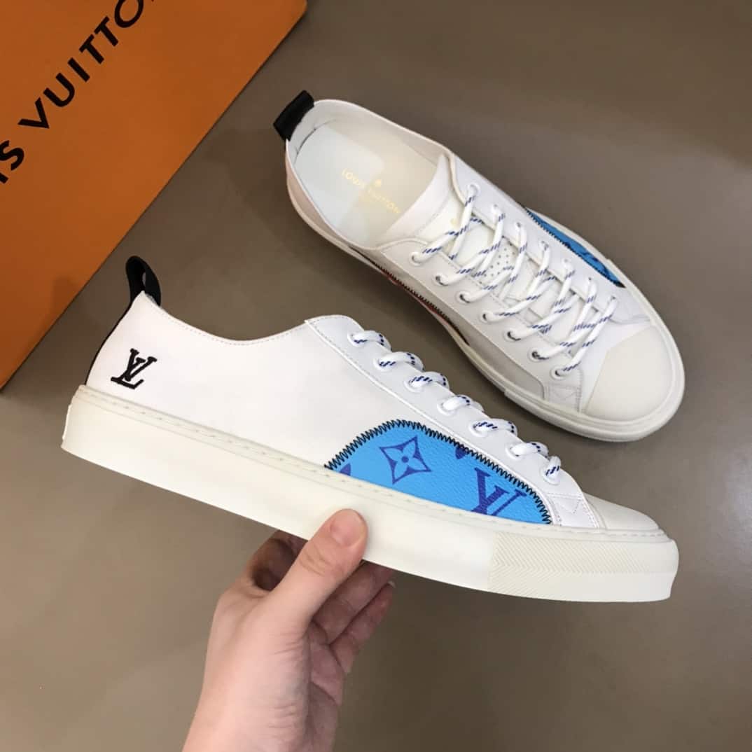 l0*is V*t0n tattoo sneaker white