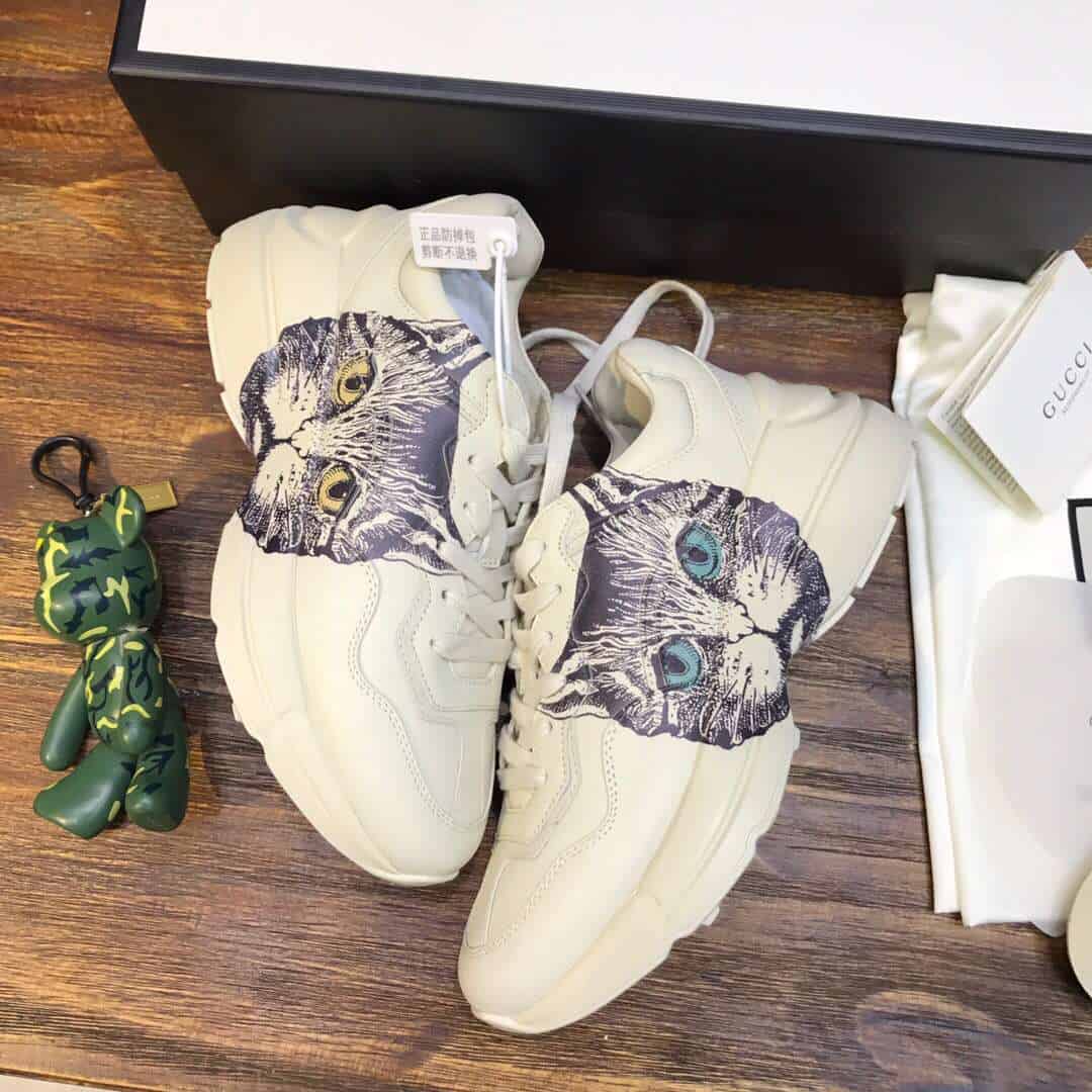G*u*i rhyton sneaker with mystic cat