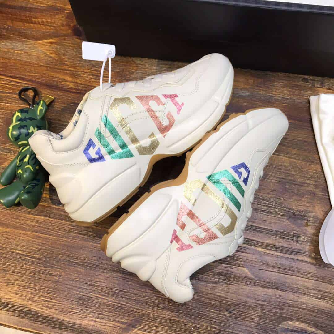 G*u*i rhyton glitter sneaker